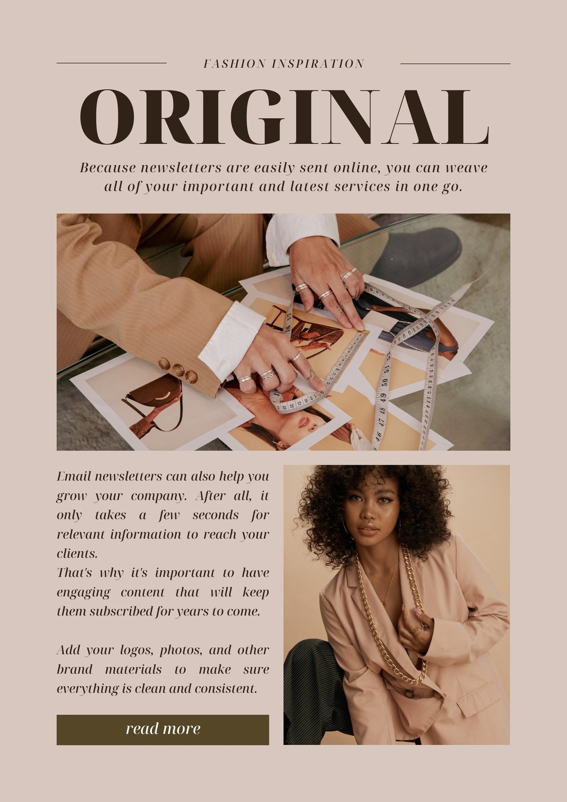 Free Printable Newsletter Templates Fashion