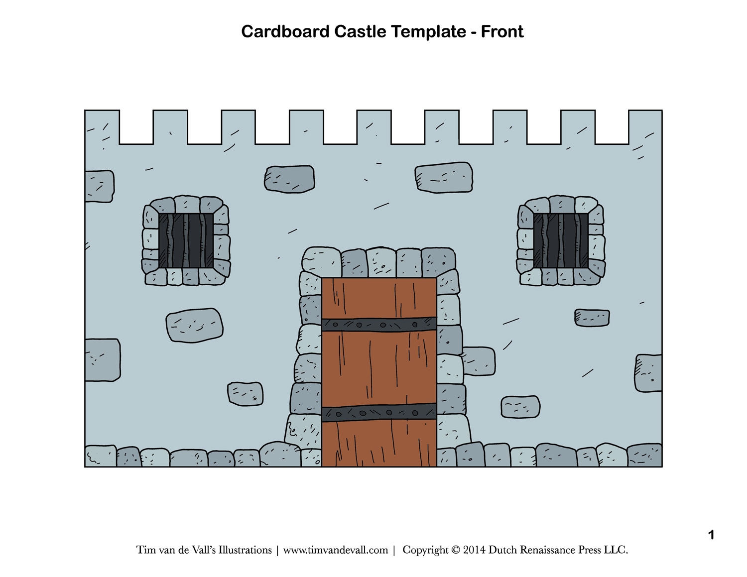 Free DIY Cardboard Castle For Kids Build Your Own Cardboard Castle