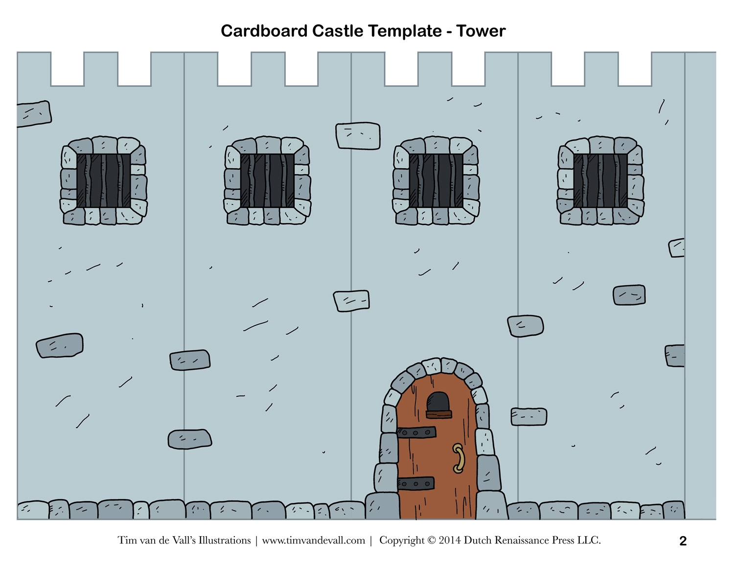 Free DIY Cardboard Castle For Kids Build Your Own Cardboard Castle