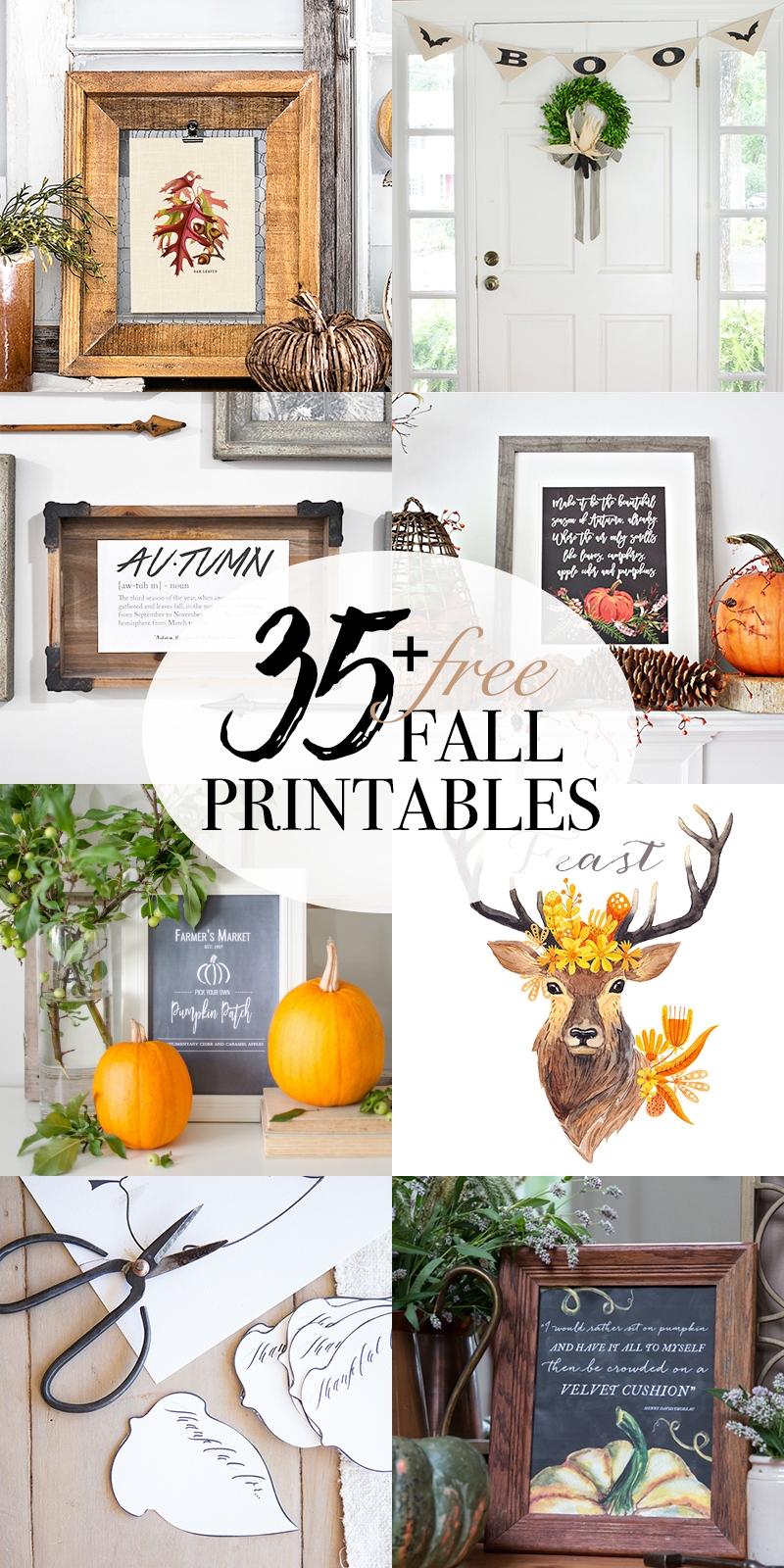 Free Fall Printables 