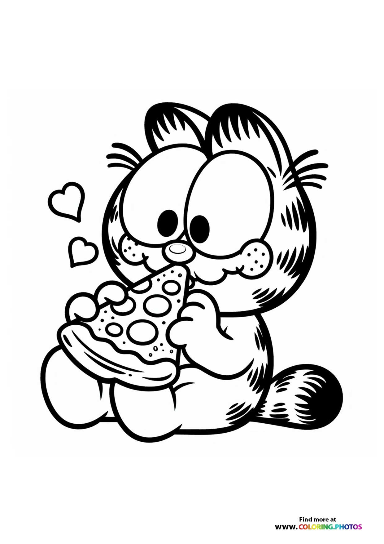 Free Printable Garfield Coloring Pages