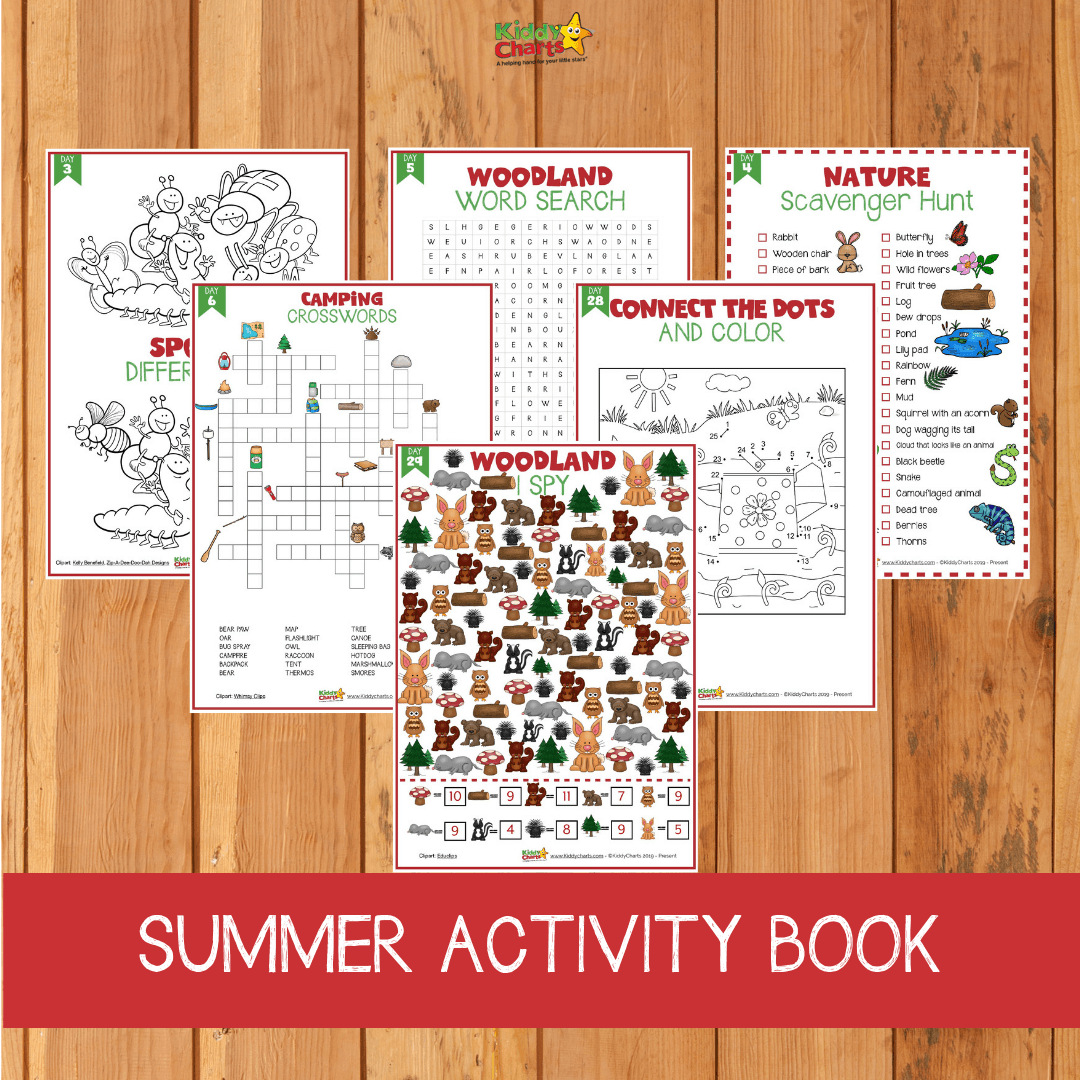 FREE Kids Summer Activity Book 31 Pages Of Fun For August 