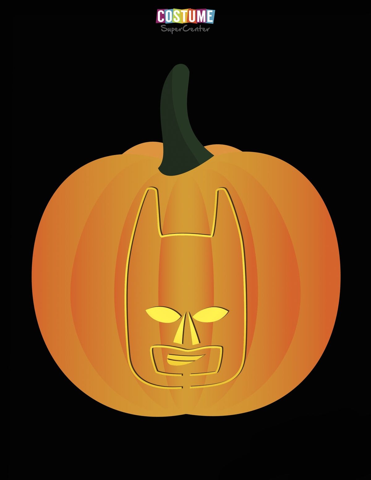 Free LEGO Batman Pumpkin Carving Stencils Costume Supercenter Blog