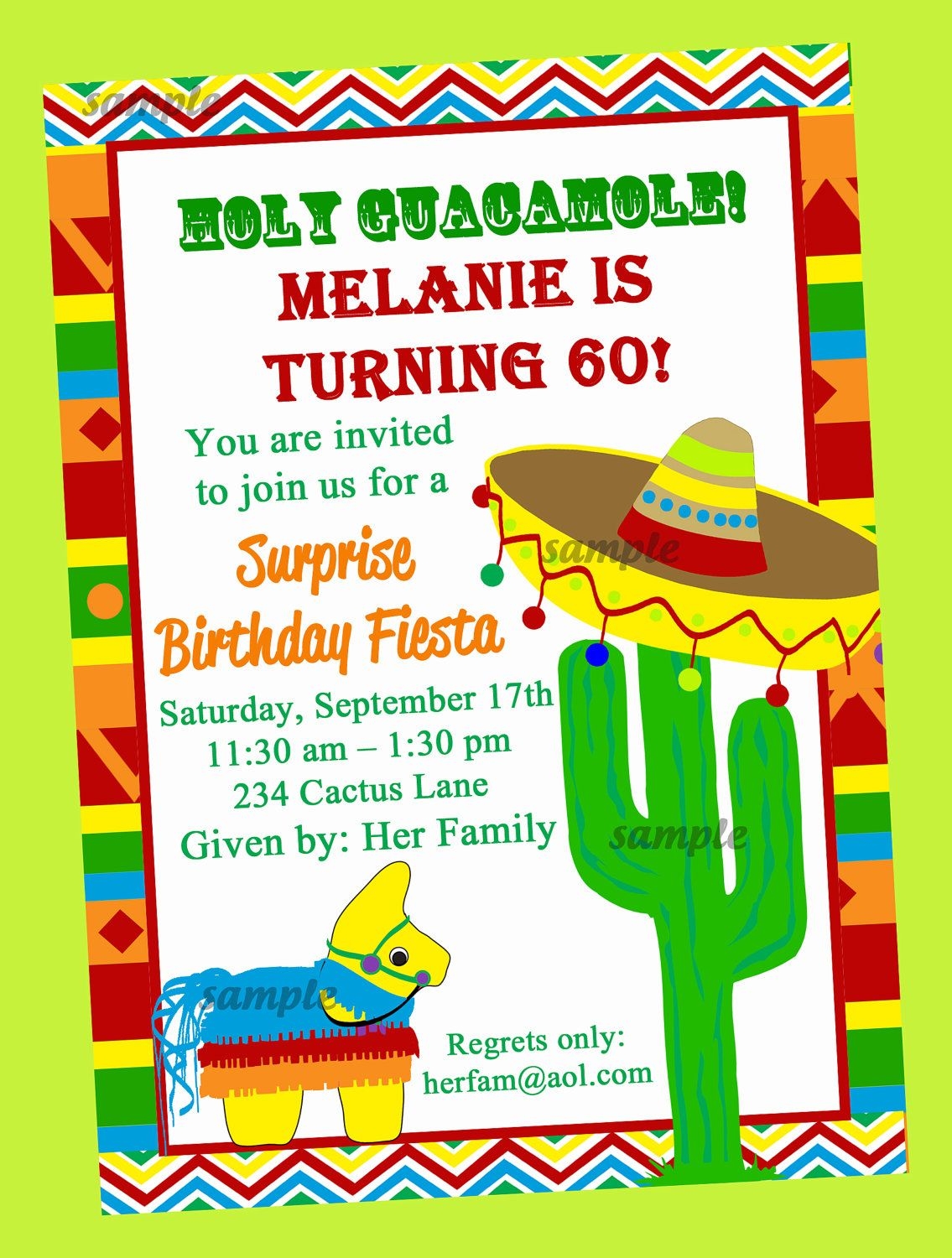 Free Mexican Fiesta Invitation Templates