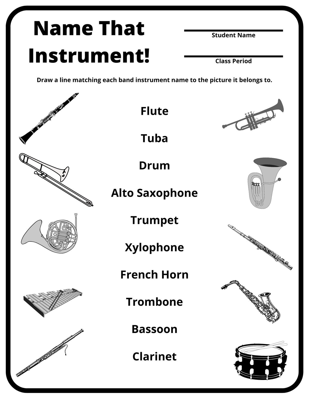 Free Printable Music Theory Sheets