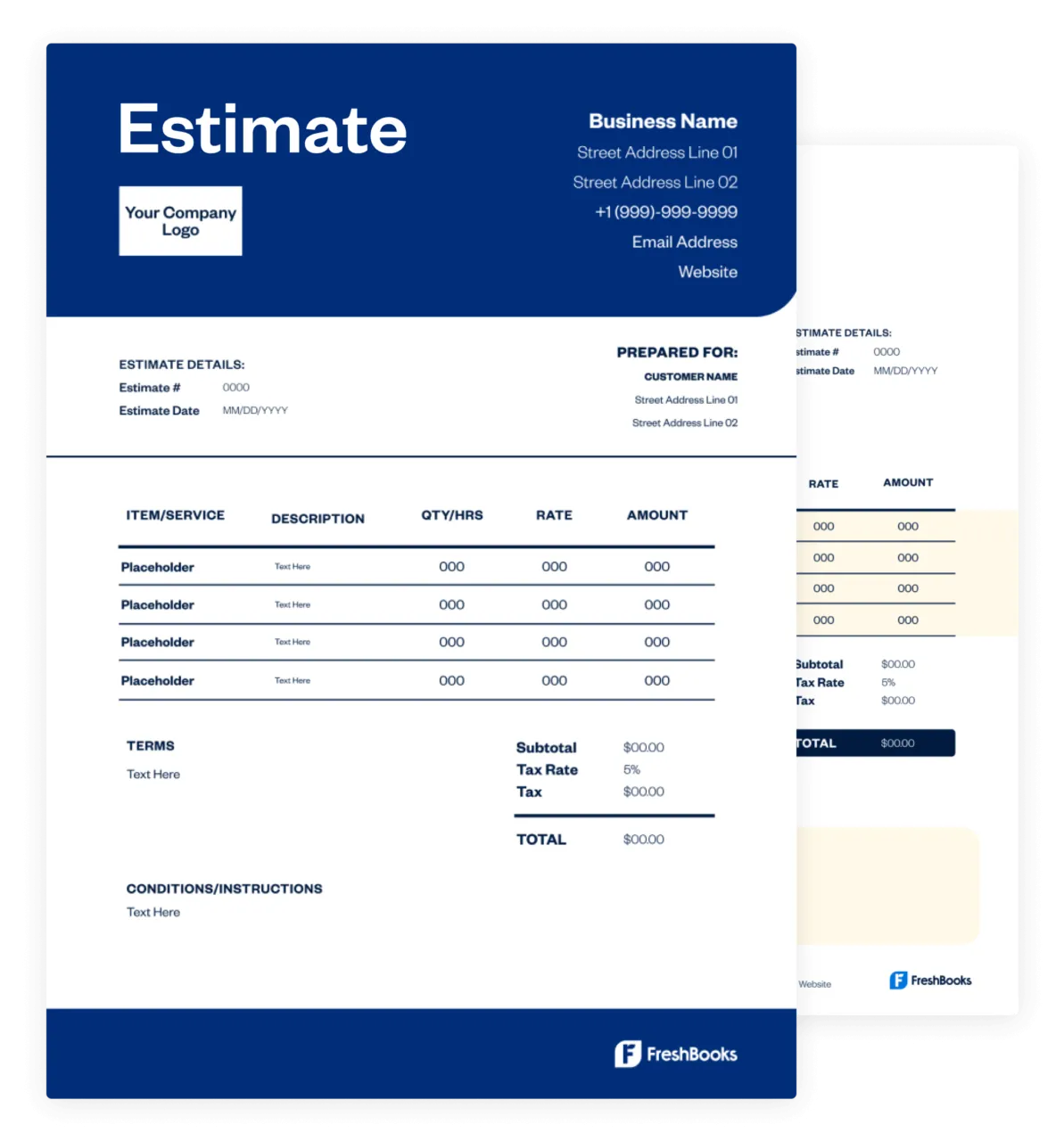 Free Printable Painting Estimate Forms