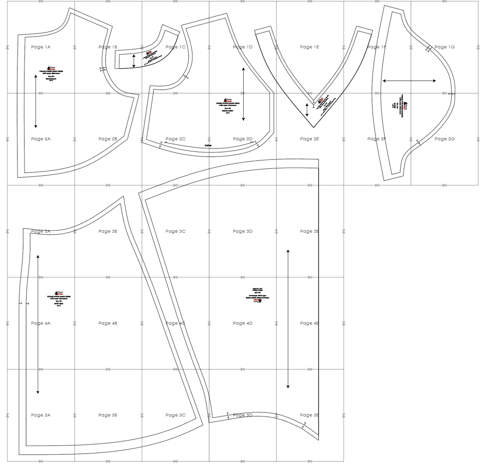 Free PDF Sewing Pattern Yvonne Empire Waist Dress Tiana s Closet