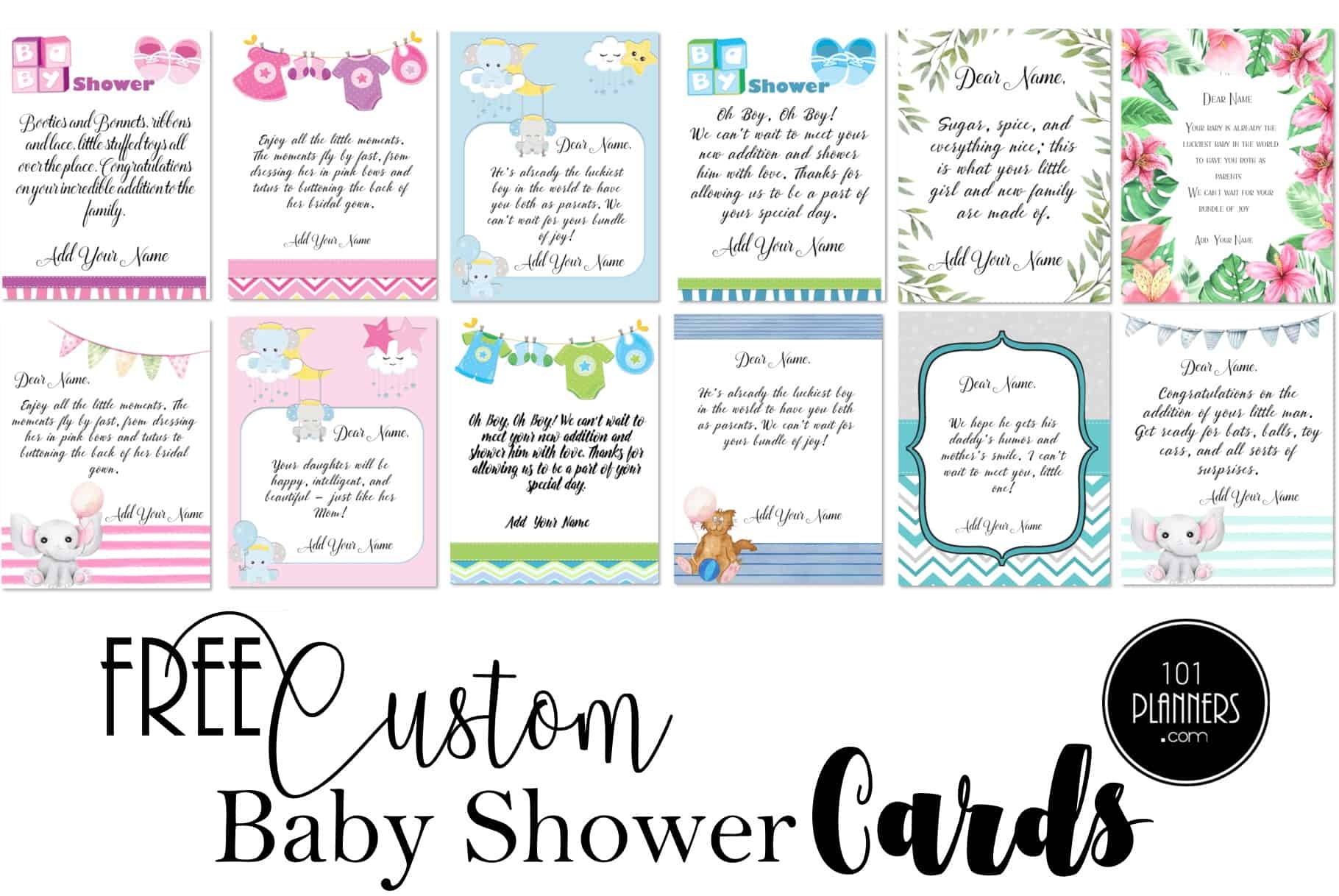 Free Printable Baby Registry Cards