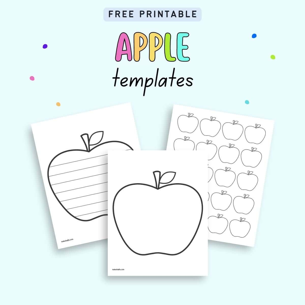 Free Printable Apple Templates