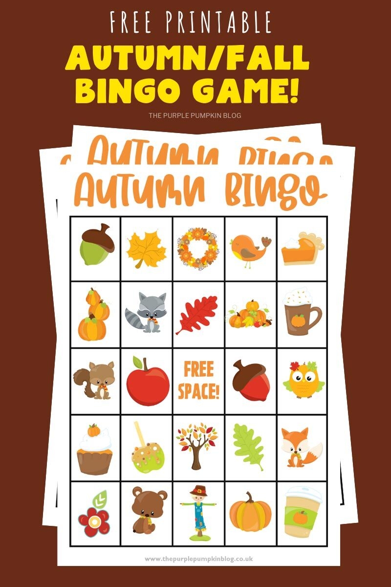 Fall Bingo Printable Free