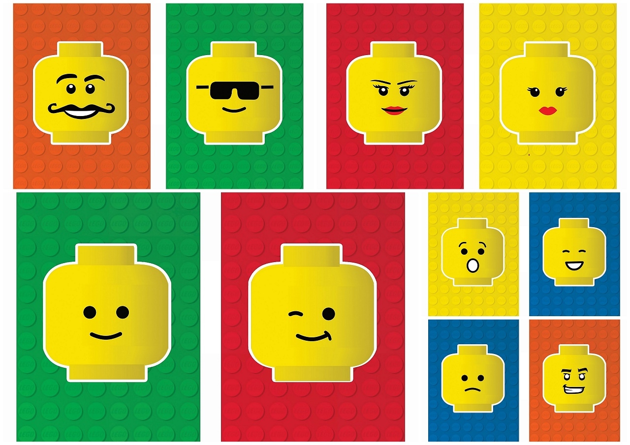 Free Printable Lego Heads