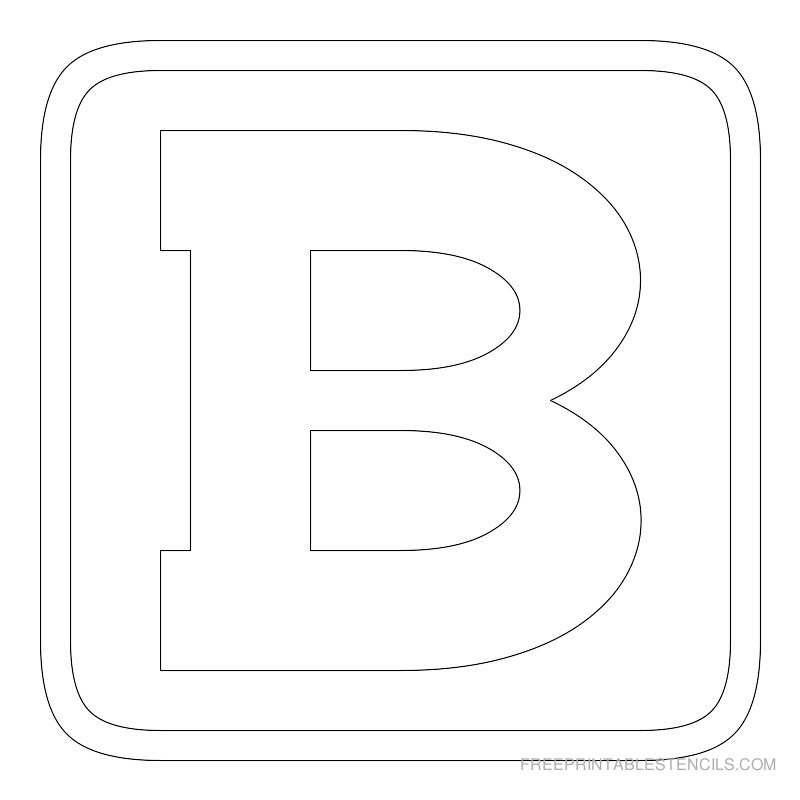 Printable Block Letters Free
