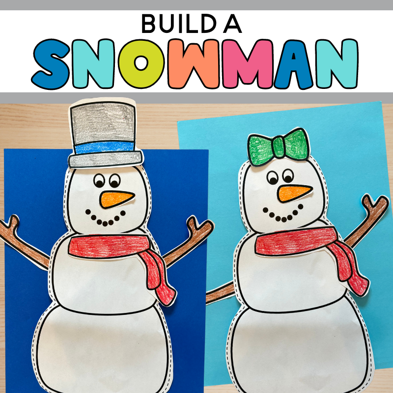 Free Printable Build A Snowman Coloring Page Sarah Chesworth