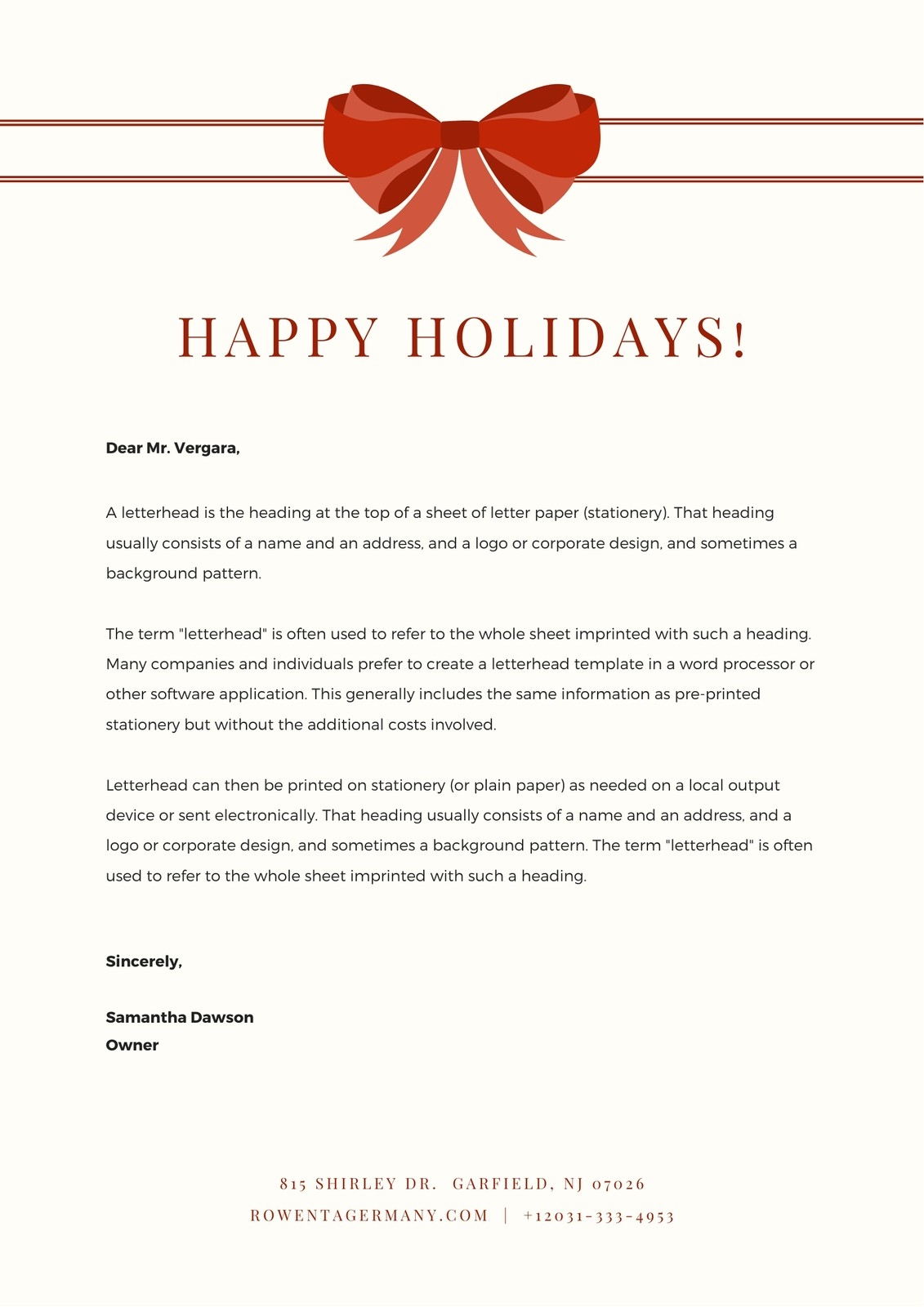 Free Printable Christmas Letterhead Templates Canva