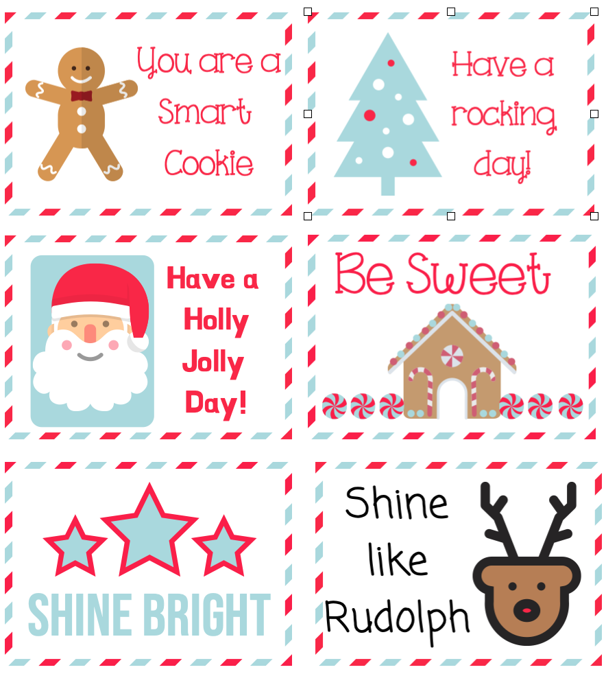 Free Printable Christmas Lunch Notes Simply Crafty Life