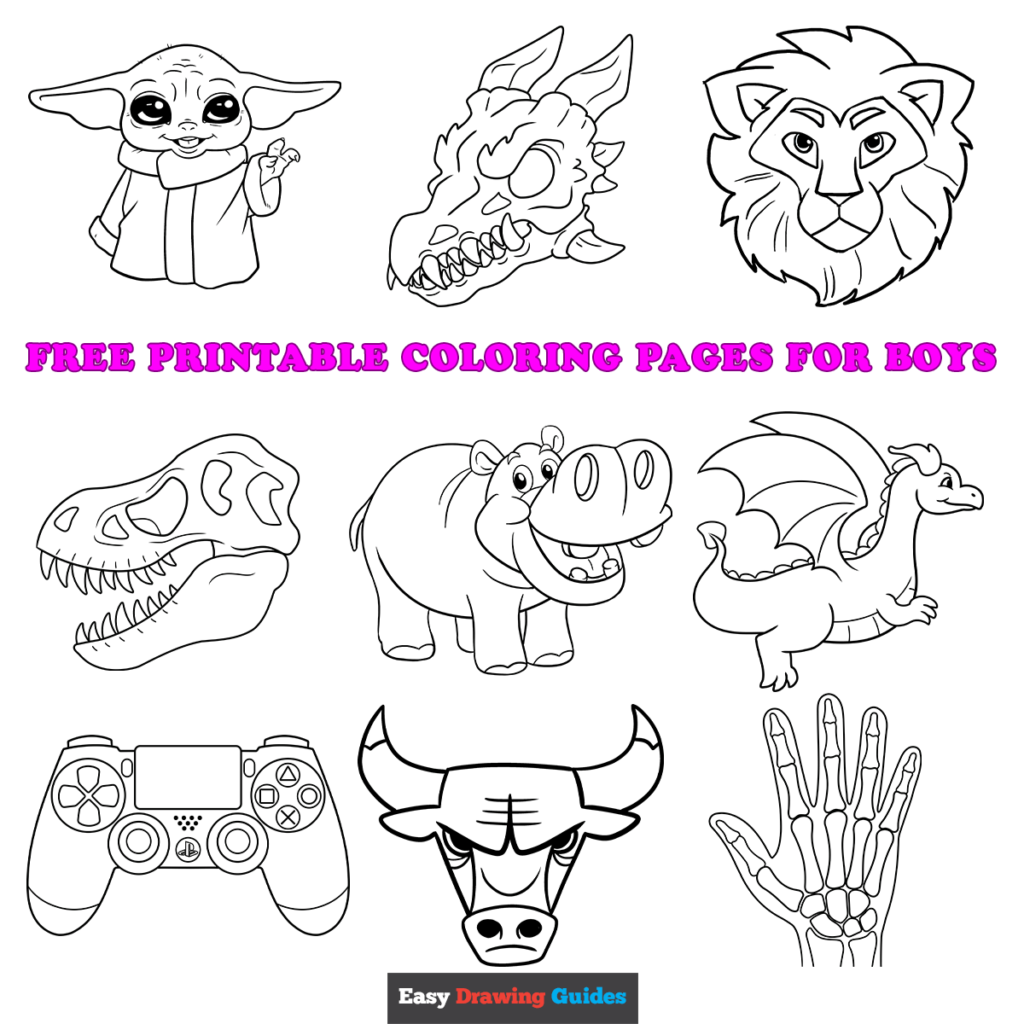 Free Printable Coloring Pages For Boys