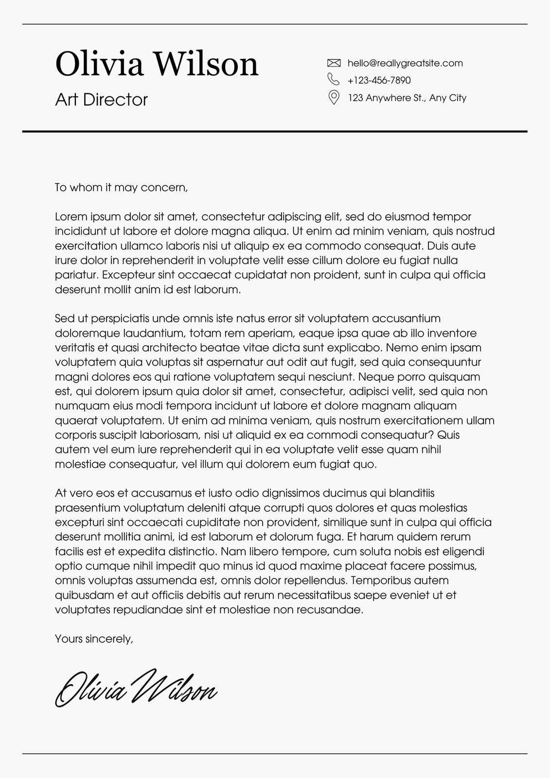 Free Printable Cover Letter Templates You Can Customize Canva