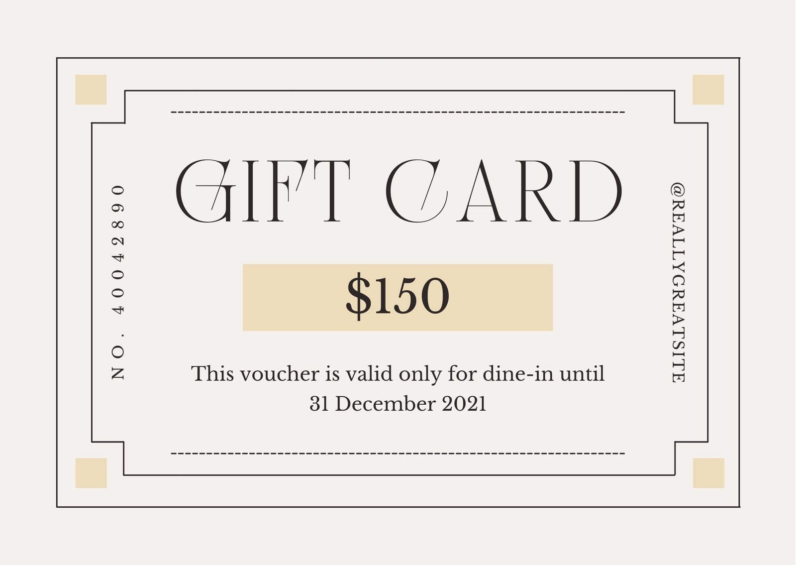 Free Printable Custom Restaurant Gift Certificate Templates Canva