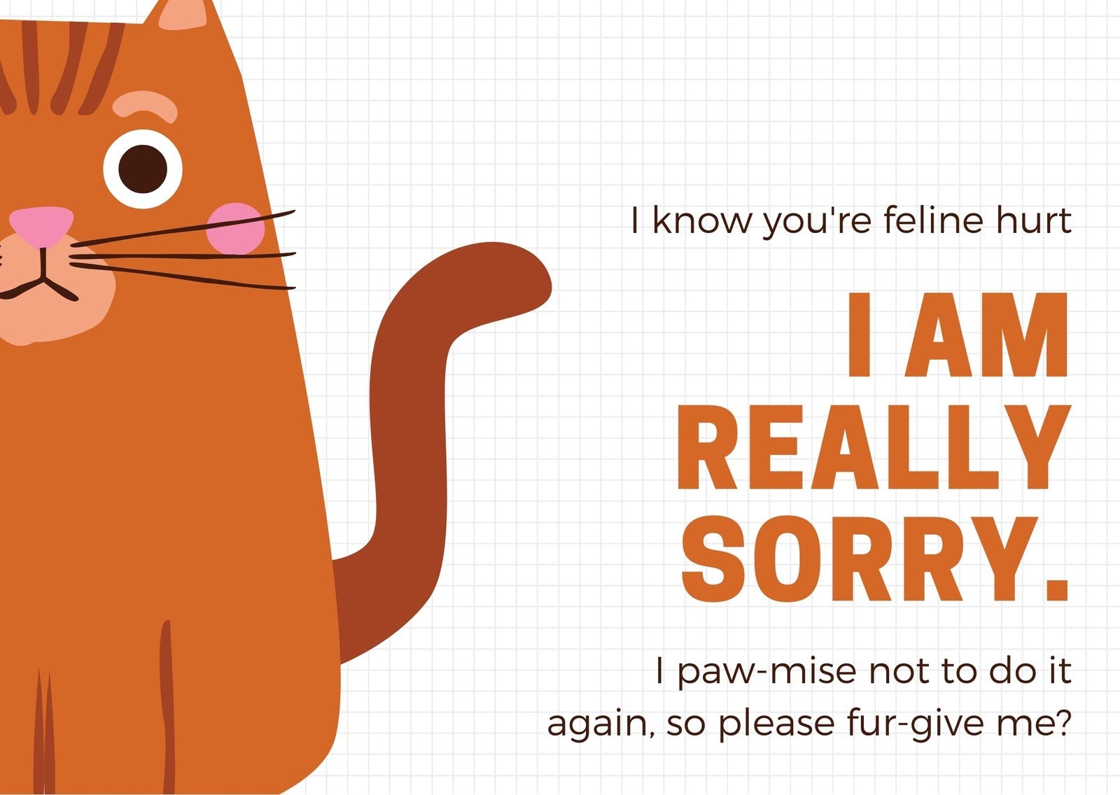 Free Printable Customizable Apology Card Templates Canva