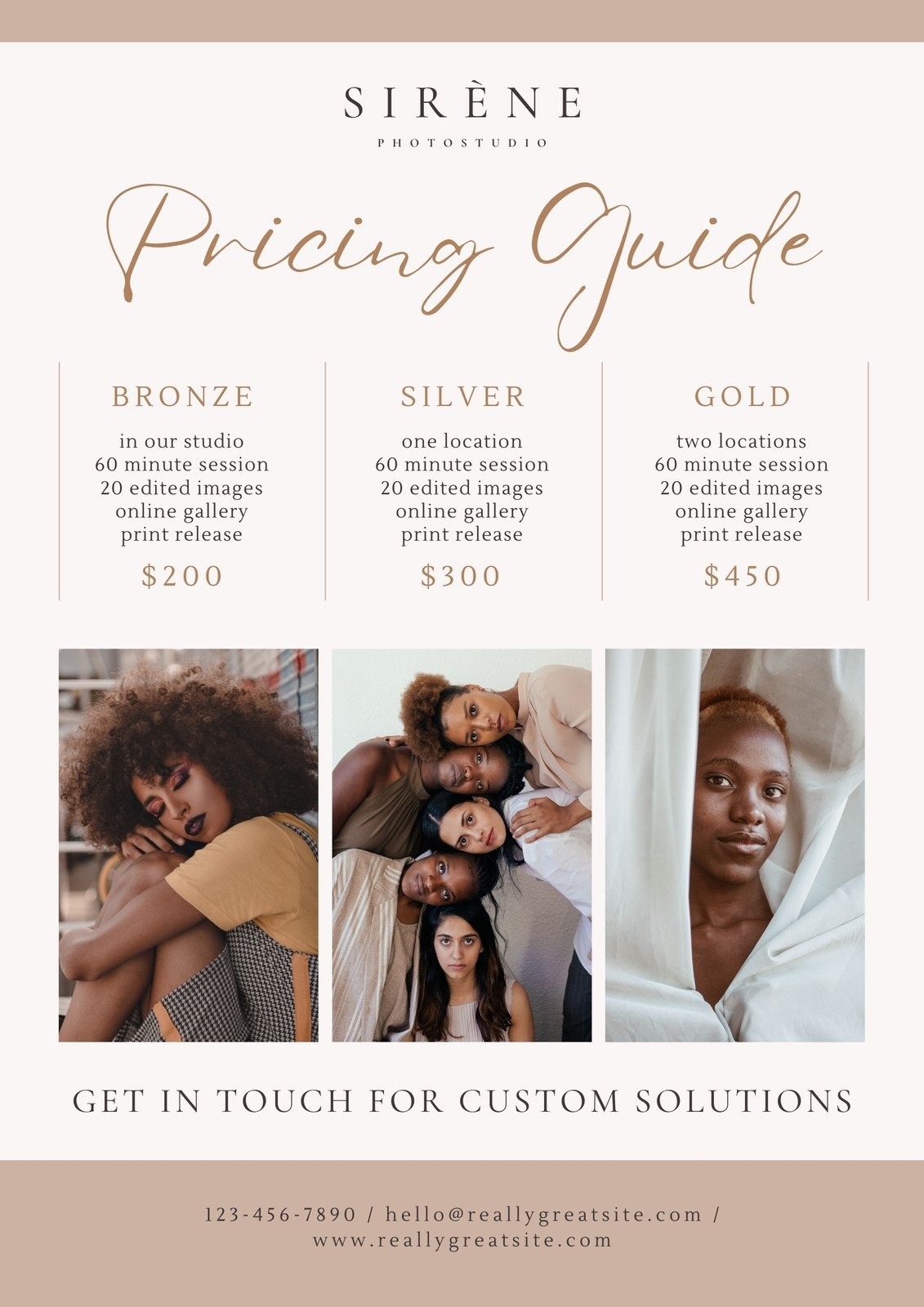 Free Printable Customizable Photography Flyer Templates Canva
