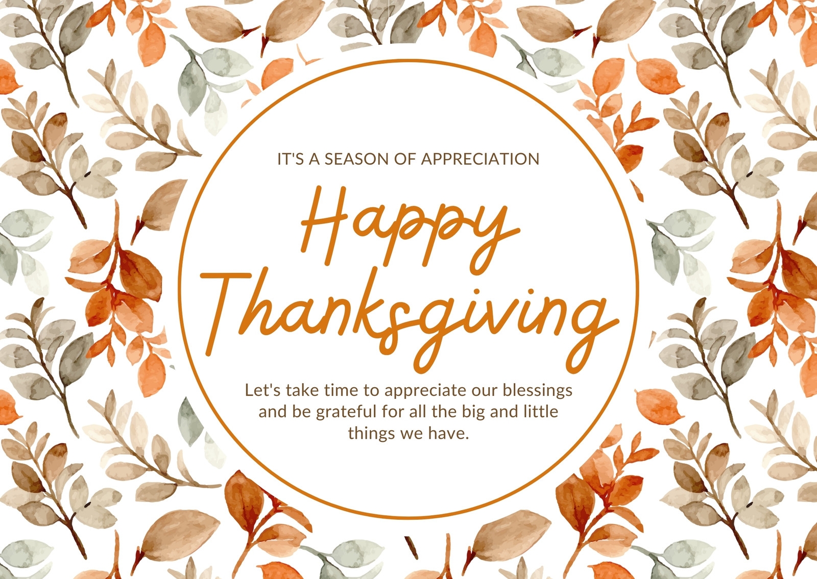 Free Printable Thanksgiving Cards