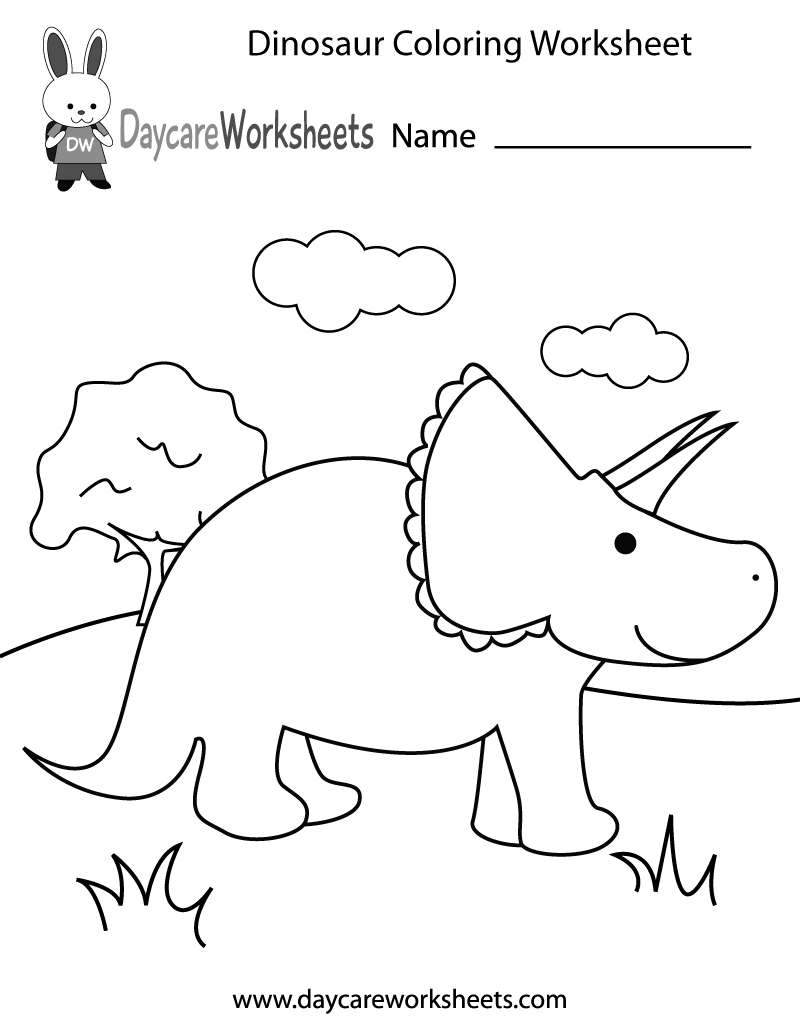 Free Printable Dinosaur