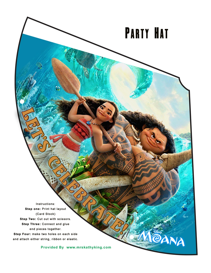 Moana Free Printable
