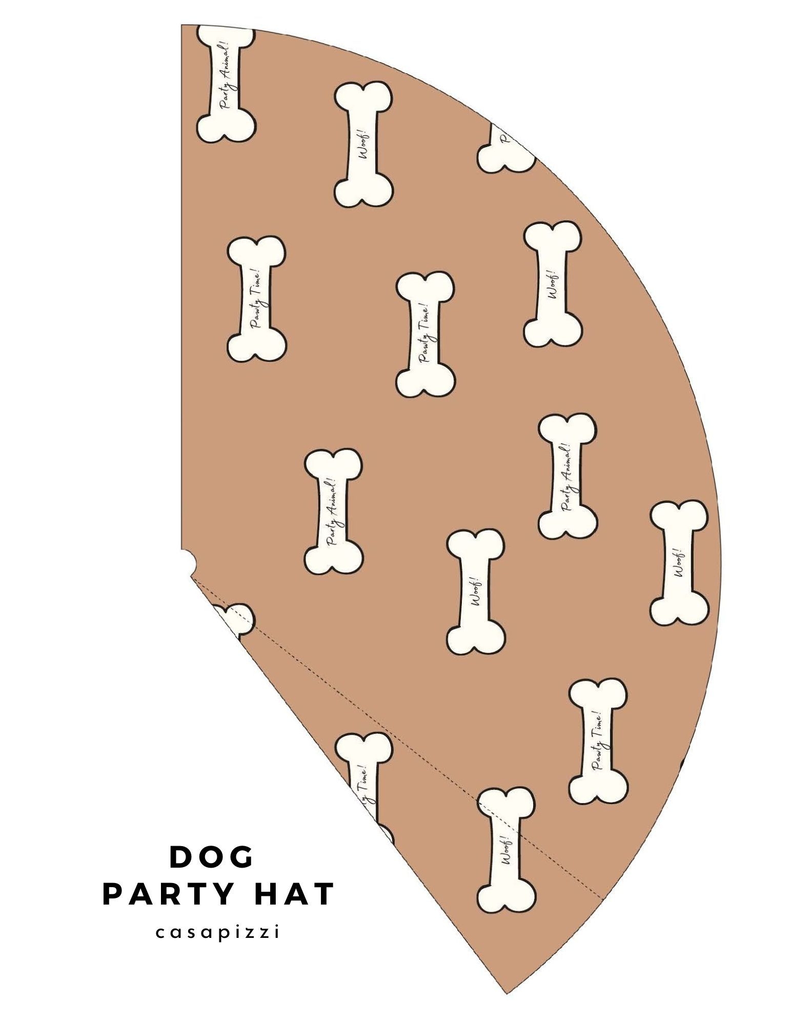 Free Printable Dog Party Hats Let s Pawty 