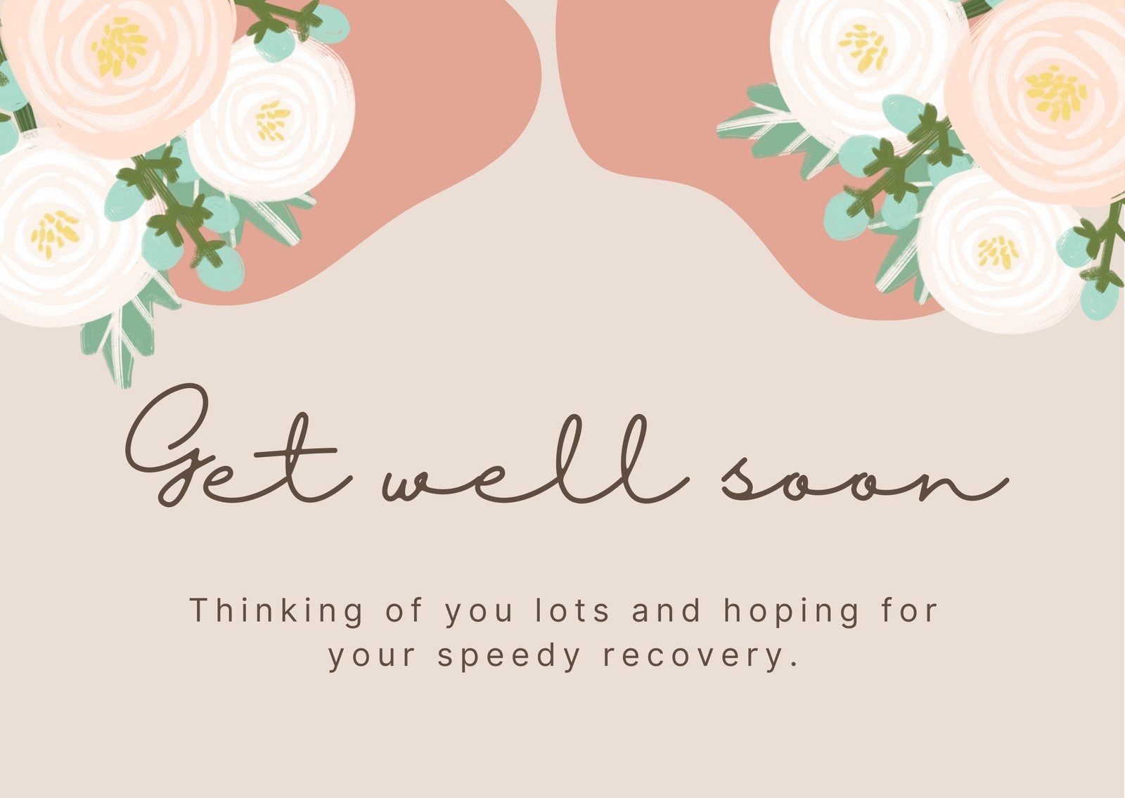 Free Printable Editable Get Well Soon Card Templates Canva
