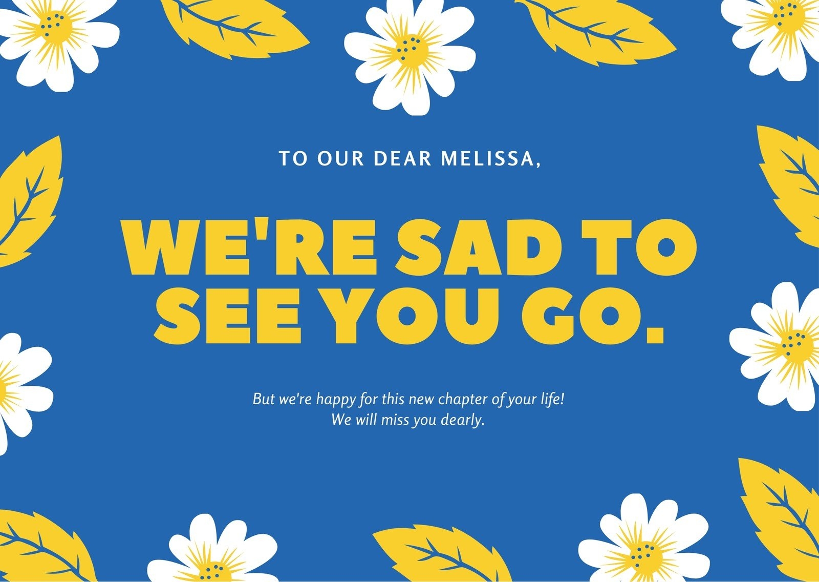 Free Printable Farewell Card Templates To Personalize Online Canva