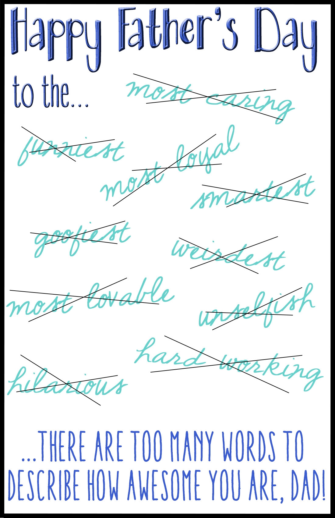 Free Printable Father S Day Cards