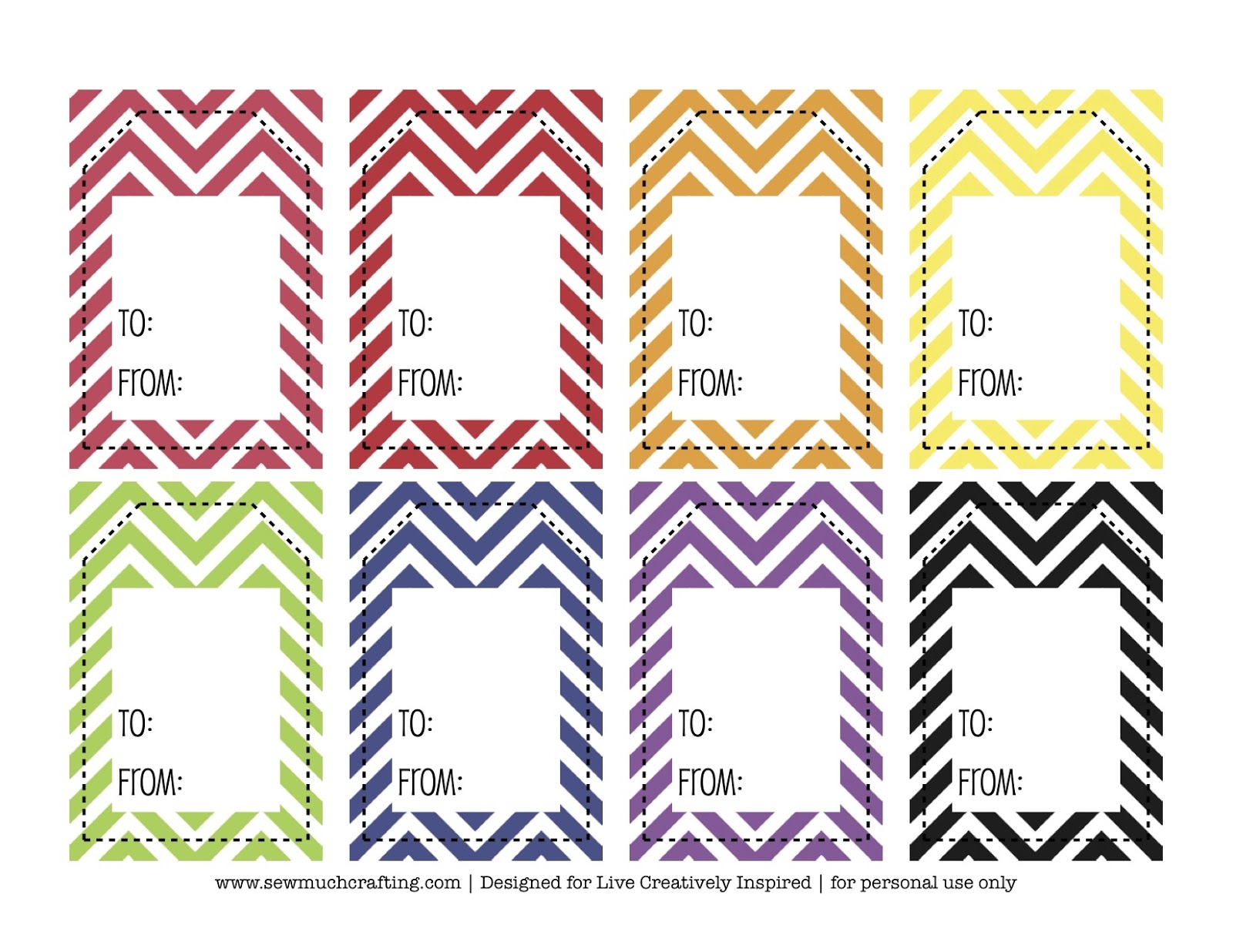 Free Printable Dotted Label Cards