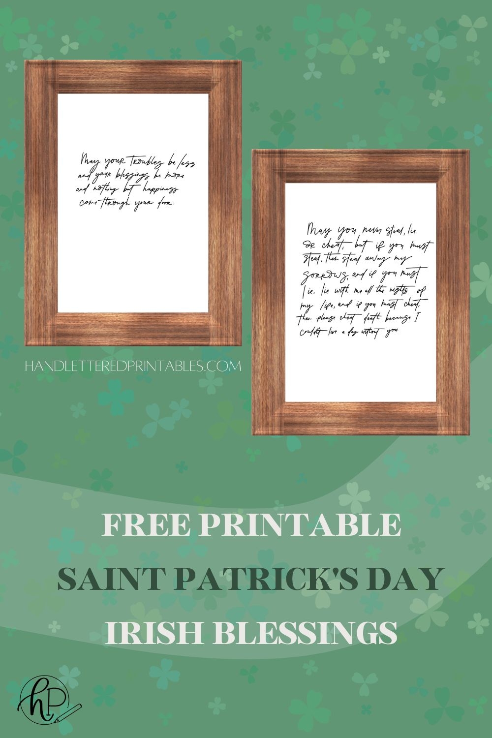 Free Irish Blessing Printables