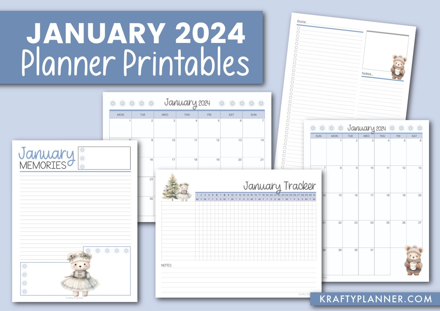 Free Planner Printables 2024