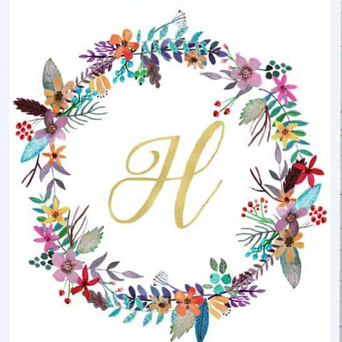 Free Printable Monogram Art The Happier Homemaker