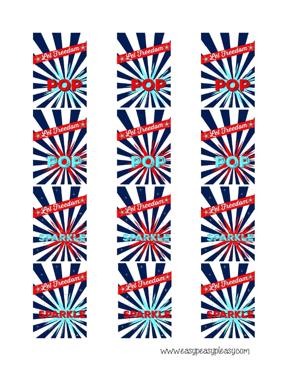 Free Printable Patriotic Party Pack Easy Peasy Pleasy