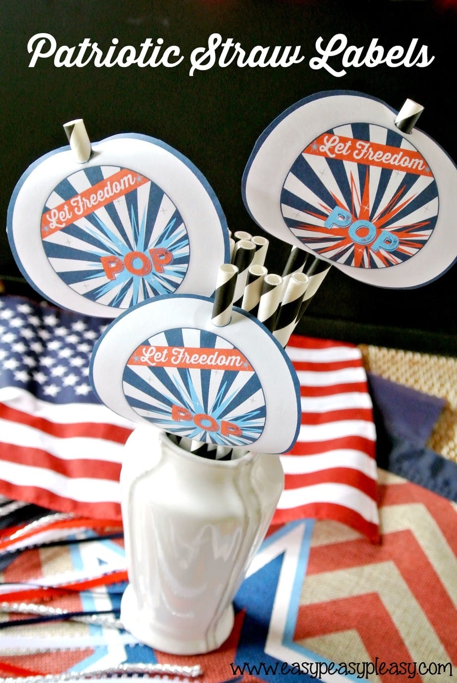 Free Printable Patriotic Party Pack Easy Peasy Pleasy