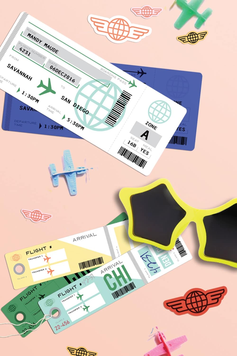 Free Printable Plane Tickets An Instant Travel Surprise 