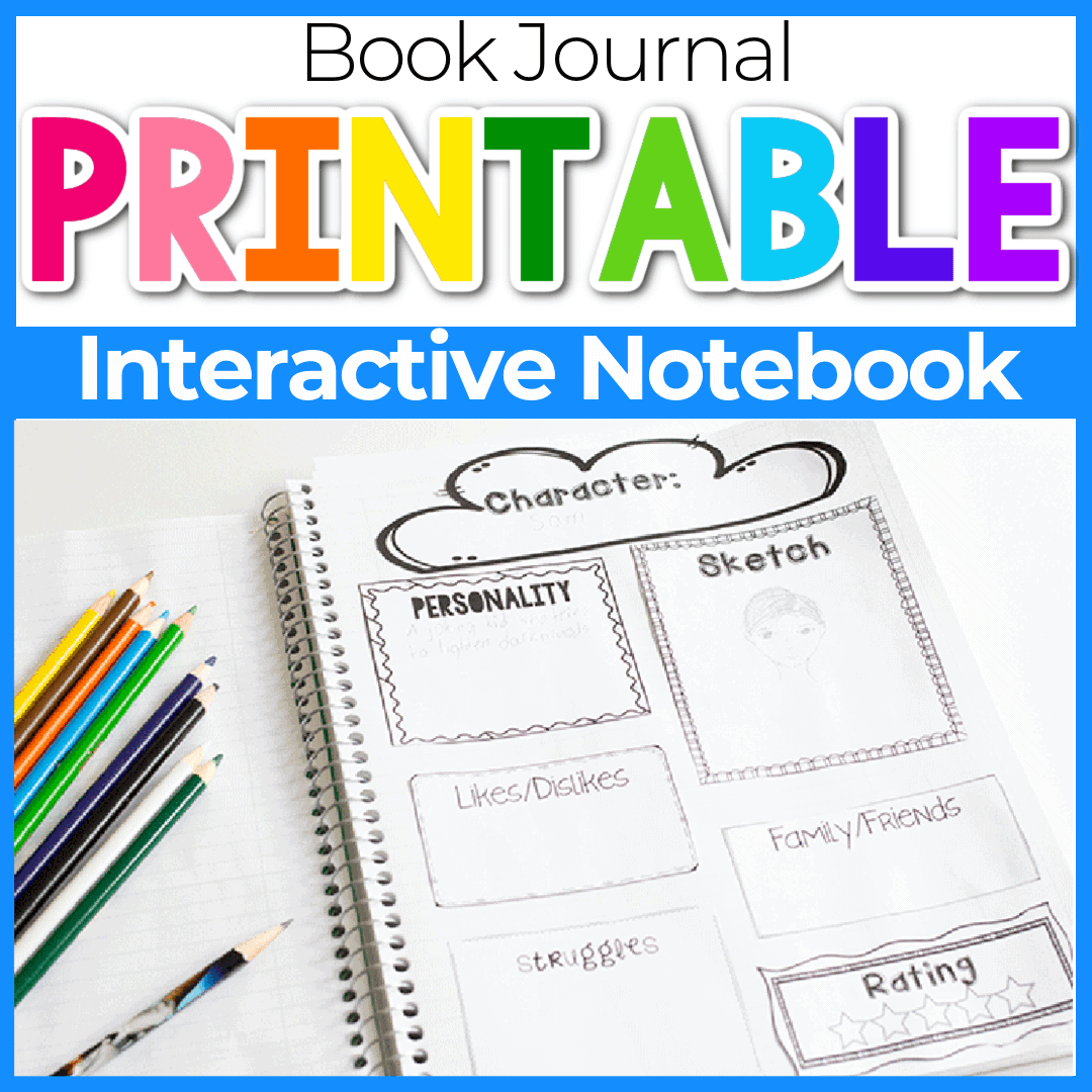 Free Printable Reading Journal Interactive Notebook For Kids