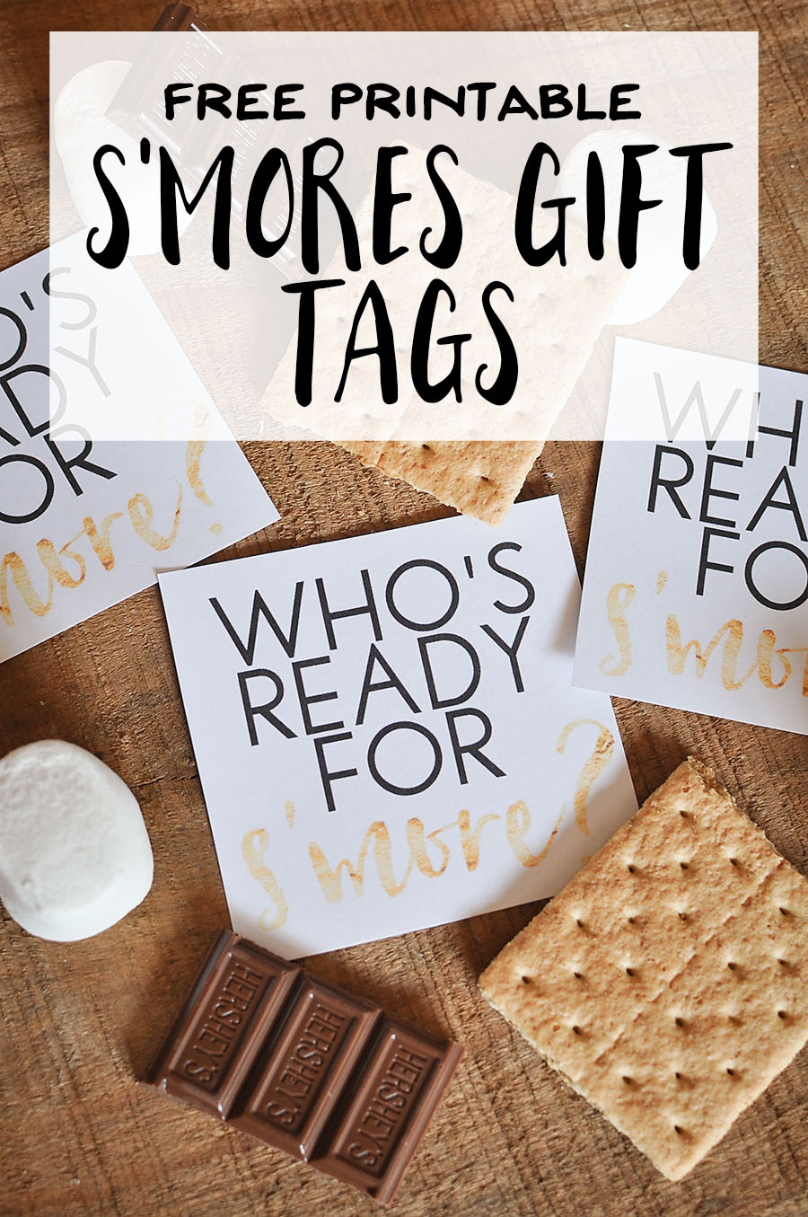 Smores Bar Sign Free Printable
