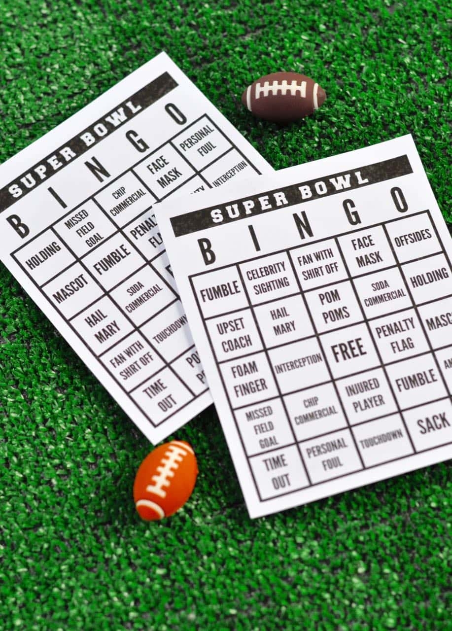 Free Printable Superbowl 52 Bingo