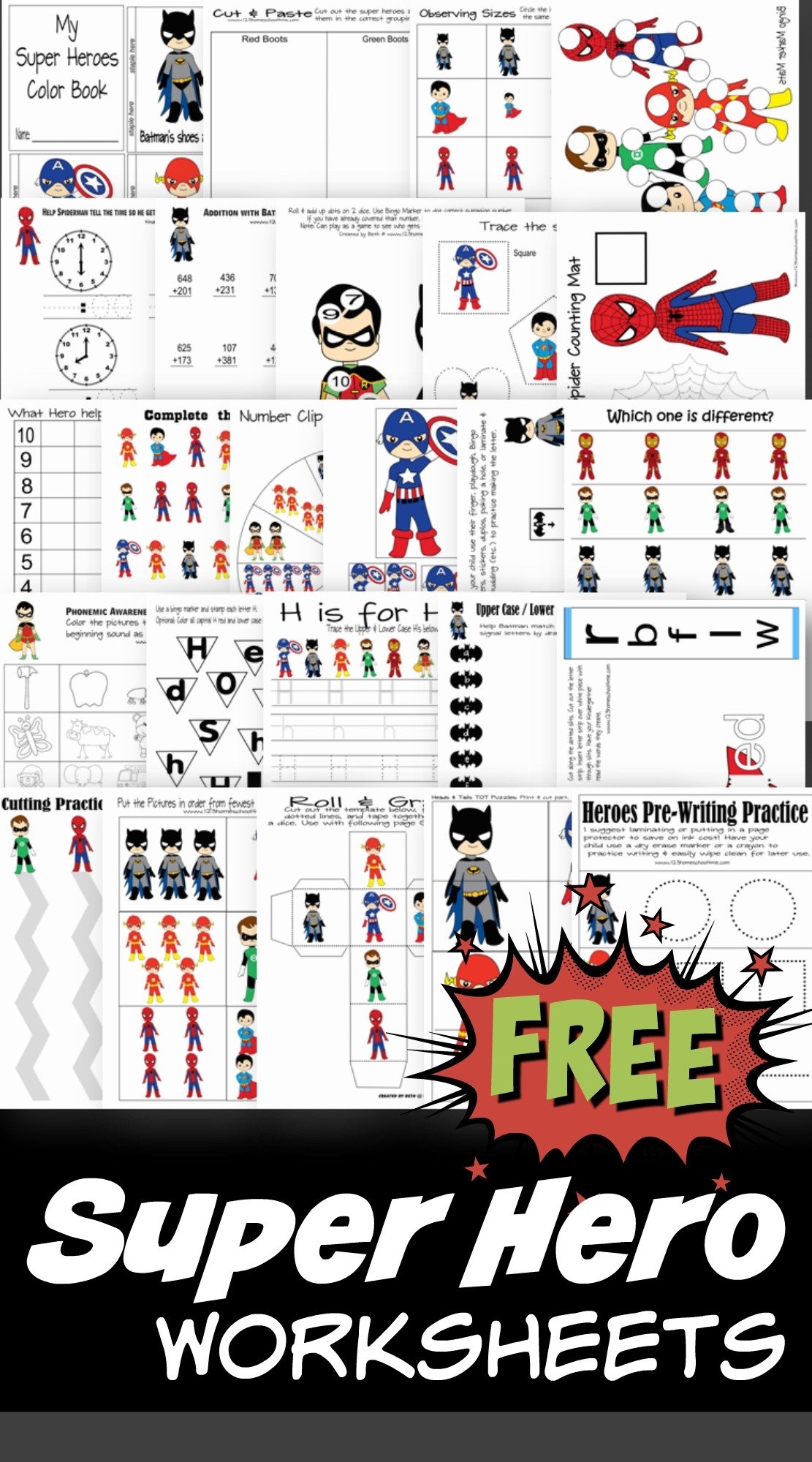 Free Printable Marvel Superhero