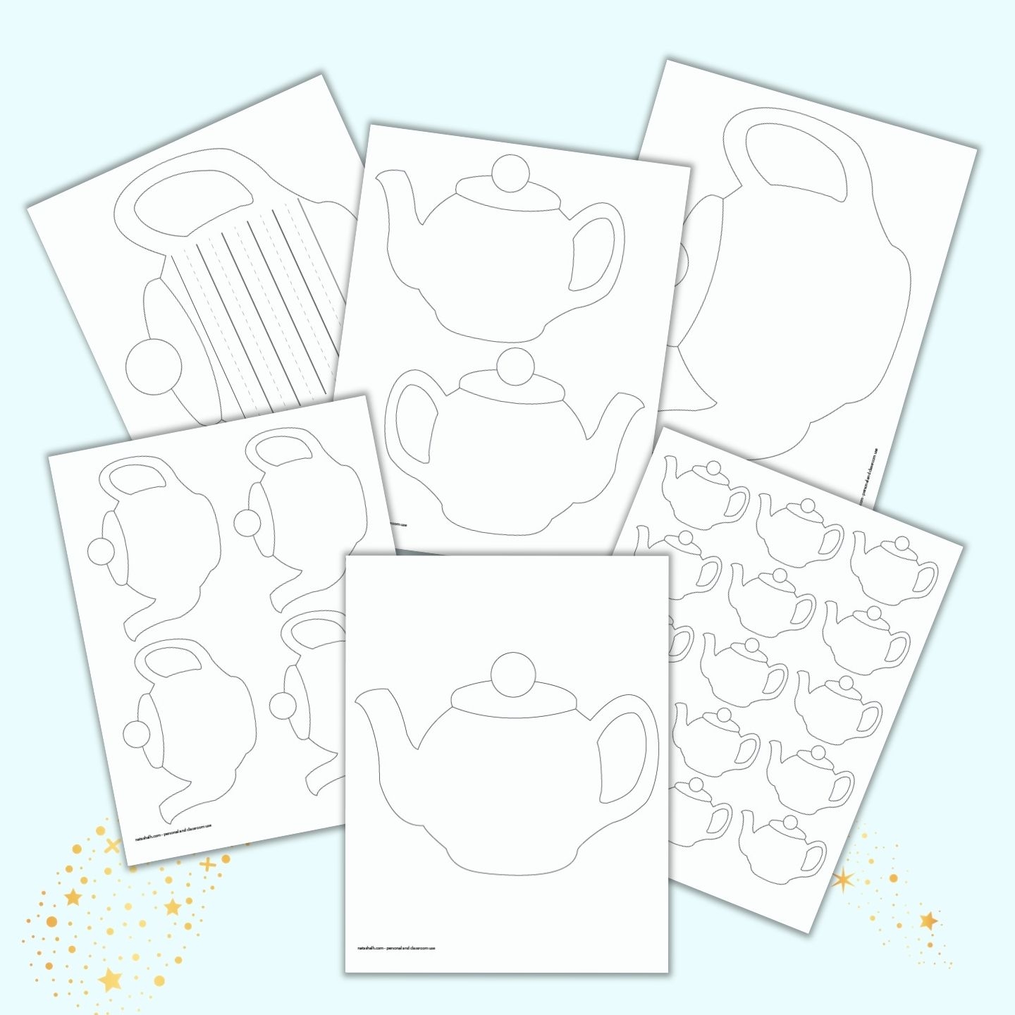 Free Teapot Printable