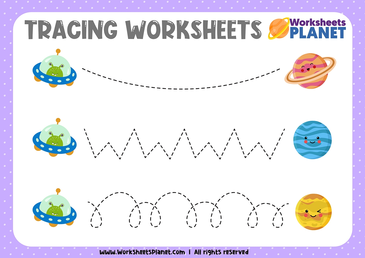 Free Printable Tracing Worksheets