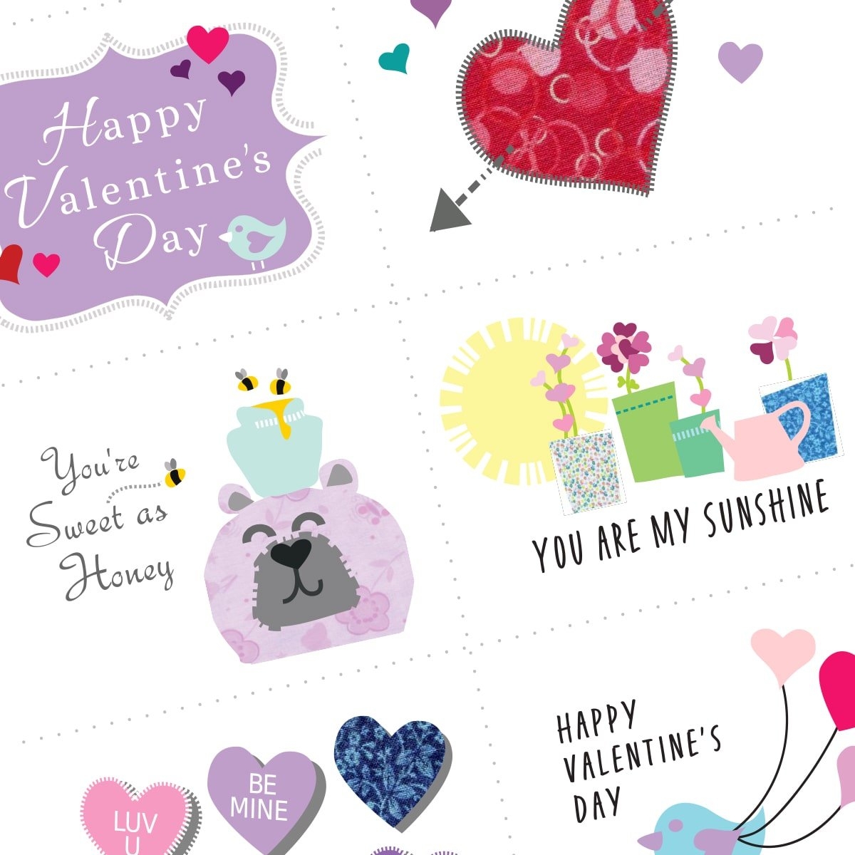 Free Printable Valentine s Day Cards Craftidly