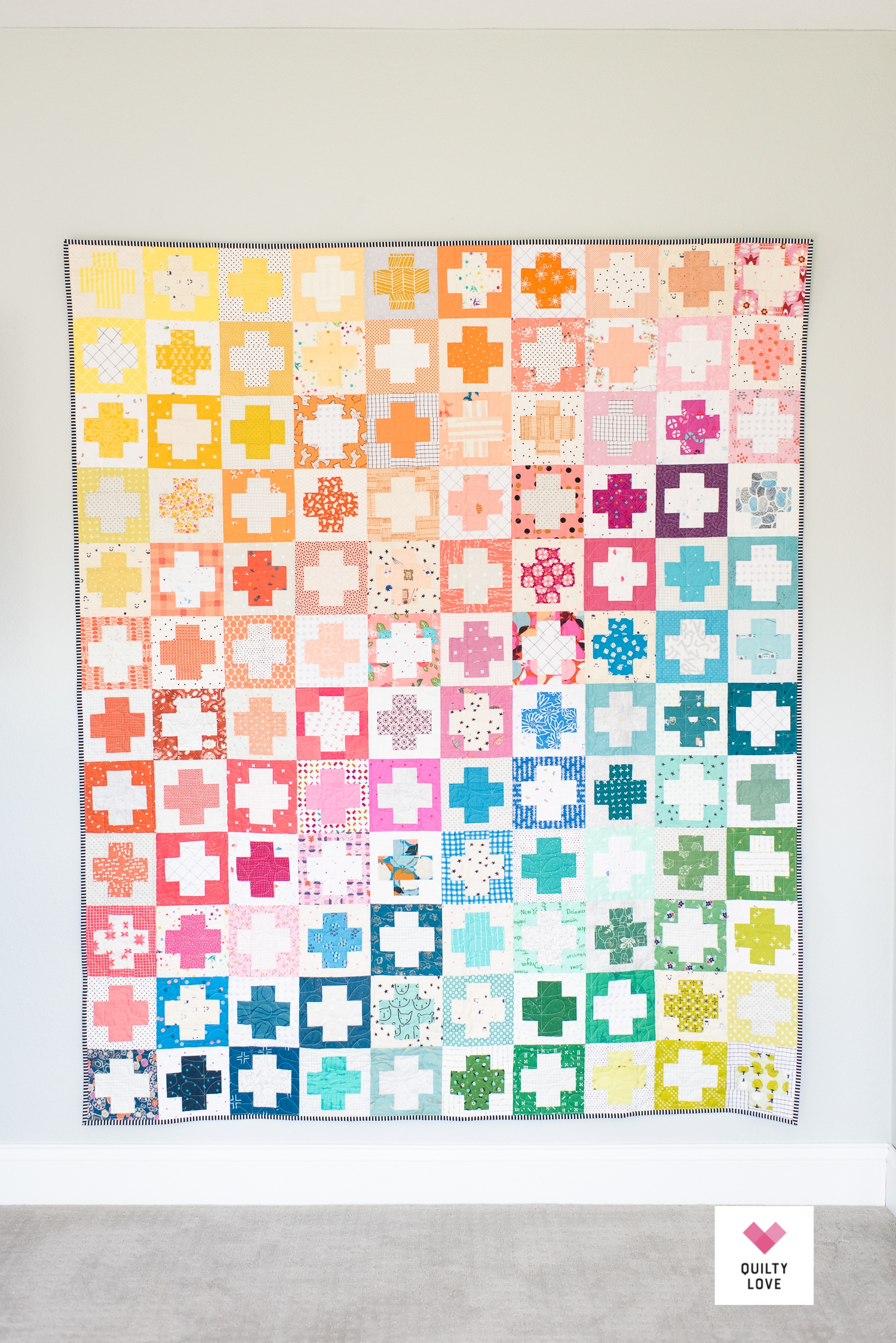 Free Scrap Stash Plus Quilt Pattern Quilty Love