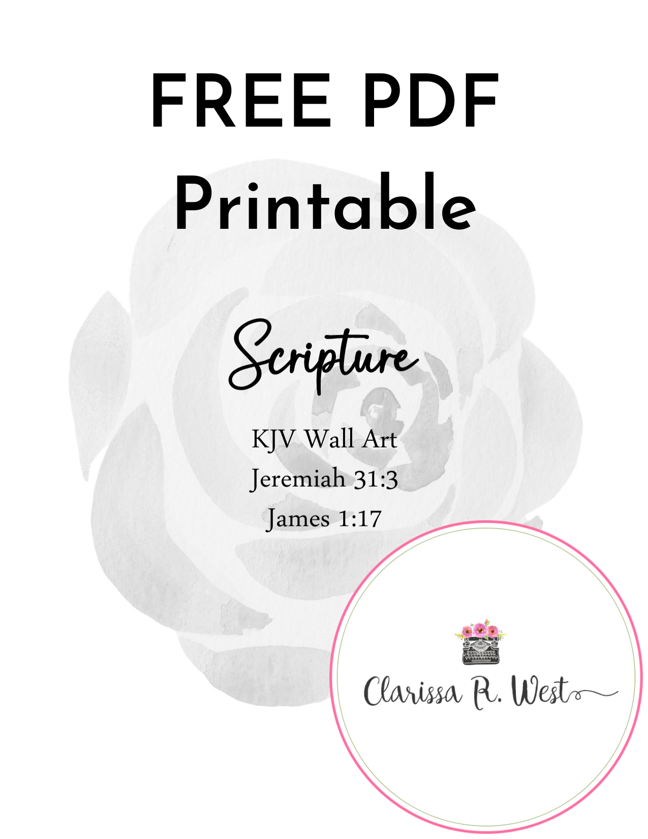 Free Printable Scripture Art