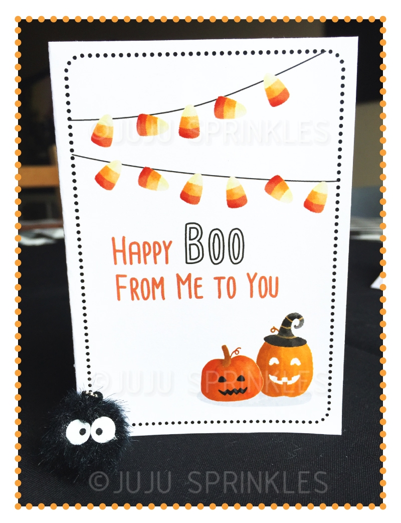 FREE Spook tacular Halloween Cards Juju Sprinkles