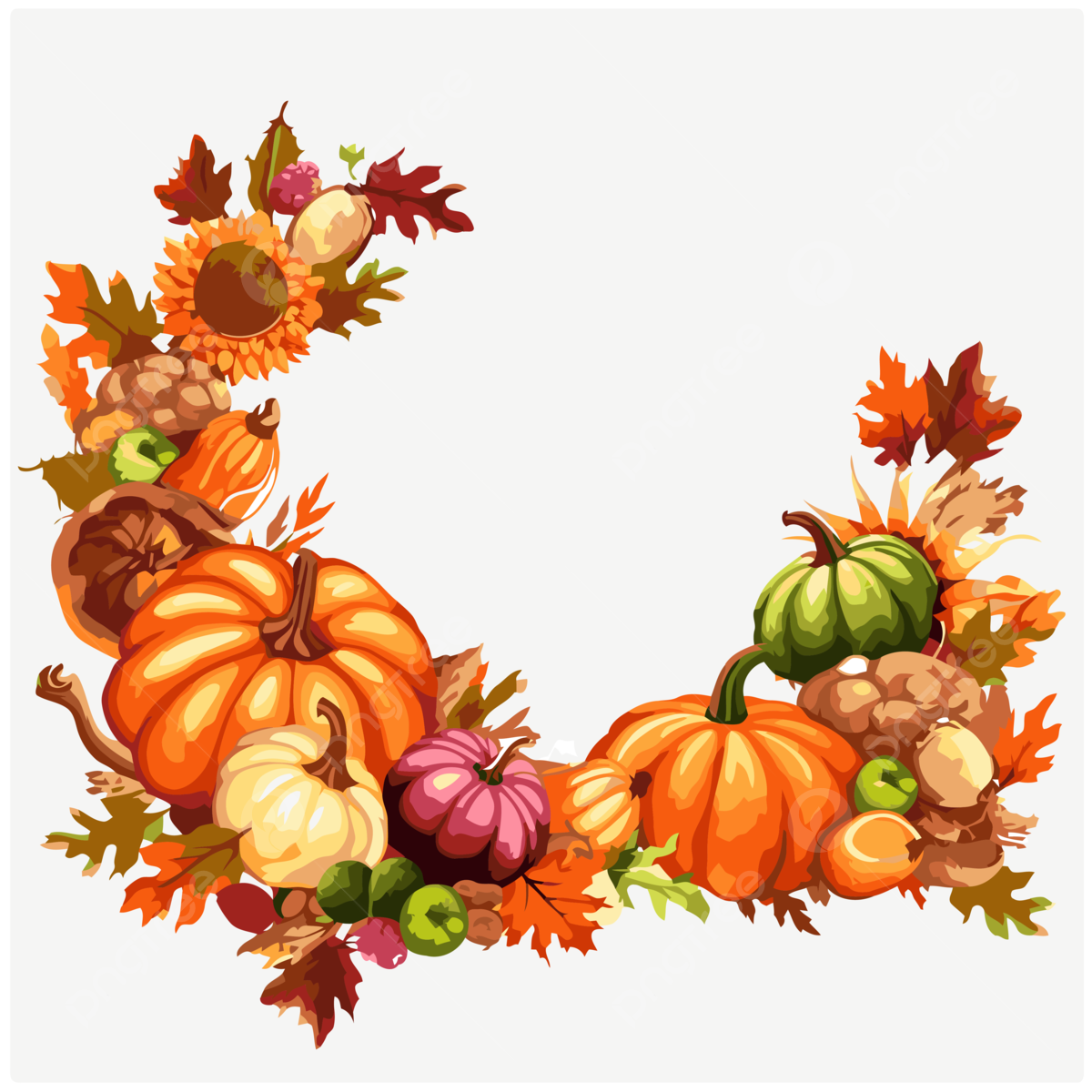 Thanksgiving Borders Free Printable