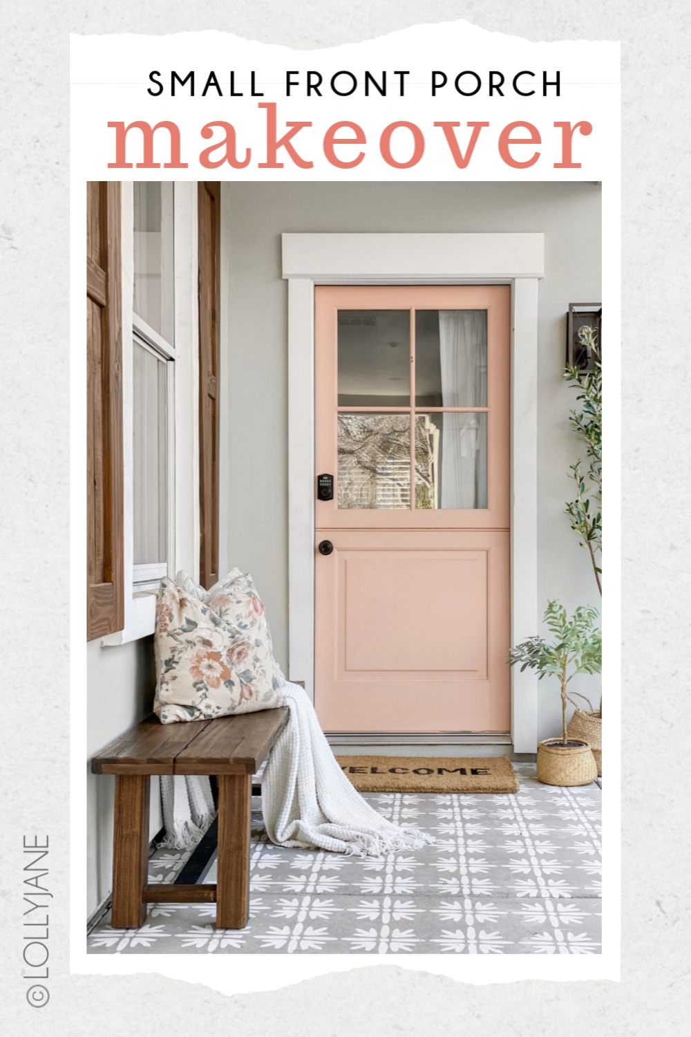 Front Porch Makeover With A Gorgeous New Dutch Door Lolly Jane